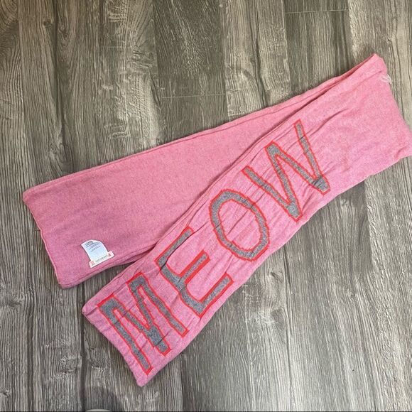 J. Crew CREWCUTS VINTAGE CAT MEOW THICK WOOL BLEND WRAP SCARF J.Crew - Picture 1 of 4
